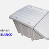 Caja Plástica Apilable con Tapa