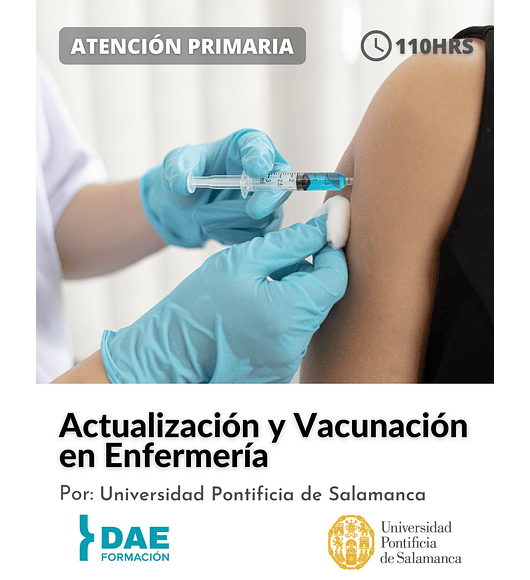  Curso de Actualización y Vacunación en Enfermería ( 110 hrs)
