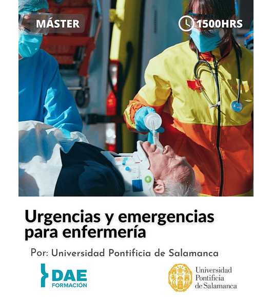 Máster en Urgencias y Emergencias para Enfermería