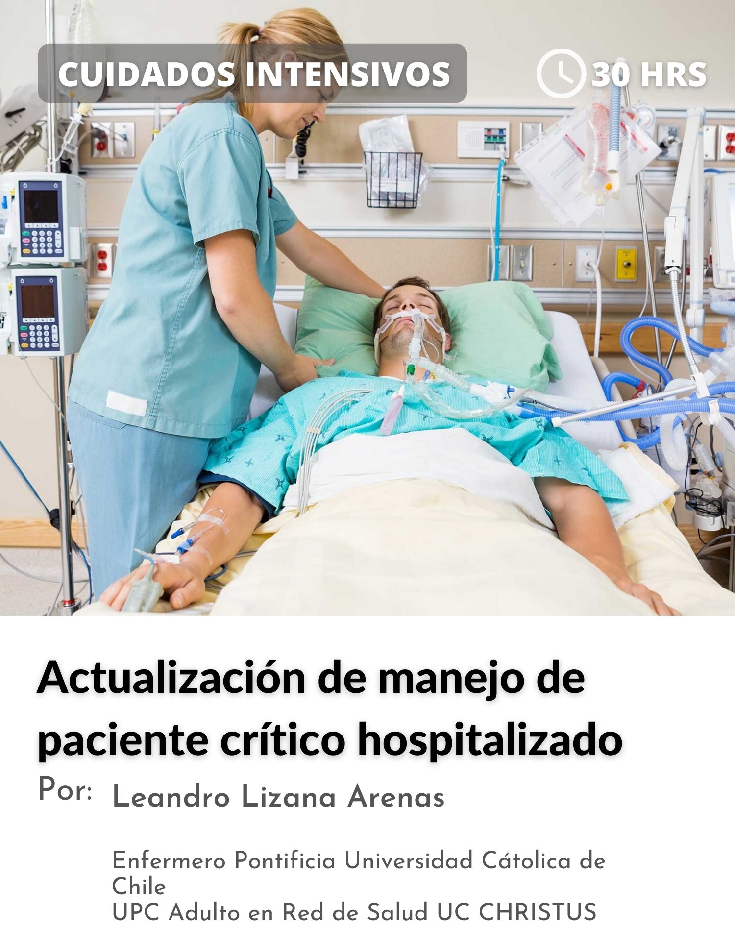 Actualización de manejo de paciente crítico hospitalizado (30 hrs) 2
