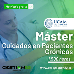 Máster en Cuidados en Pacientes Crónicos ( 1500 hrs)