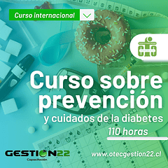 Curso sobre prevención y cuidados de la diabetes para enfermería ( 110 hrs)