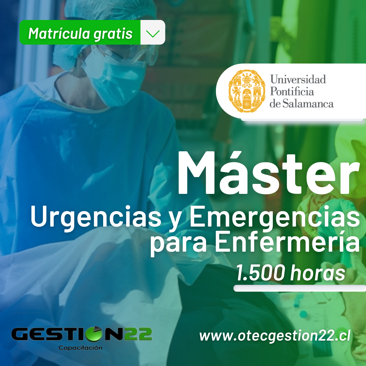 Máster en Urgencias y Emergencias para Enfermería