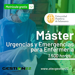 Máster en Urgencias y Emergencias para Enfermería