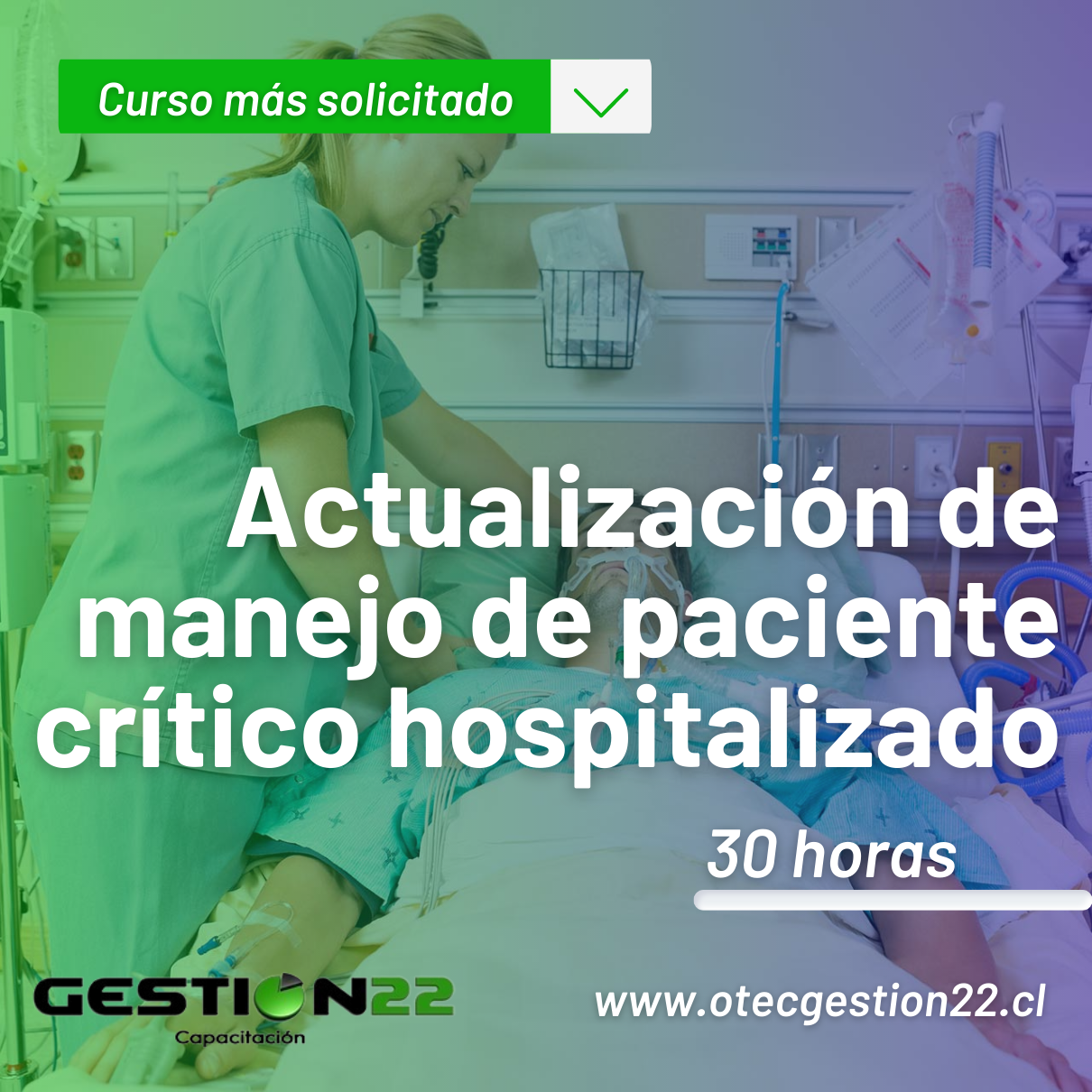 Actualización de manejo de paciente crítico hospitalizado (30 hrs)