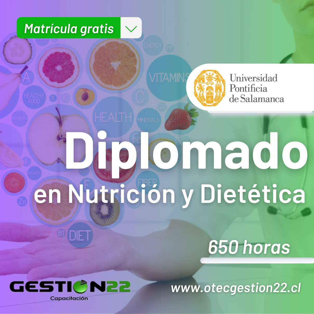 Diplomado experto en Nutrición y Dietética 