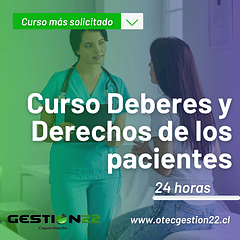 Curso Deberes y derechos de los pacientes (24hrs)