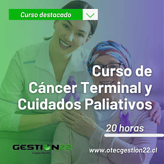 Curso  Cuidados paliativos en cáncer terminal ( 20 hrs)