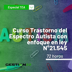 Curso Trastorno del Espectro Autista con enfoque en ley N°21.545