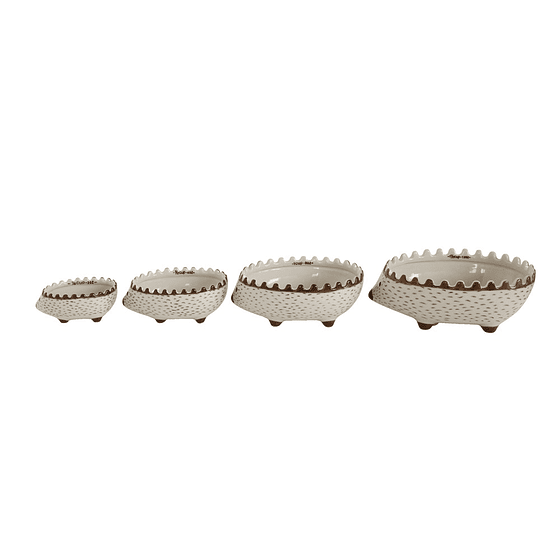 Set 4 Mini Bowls Erizos