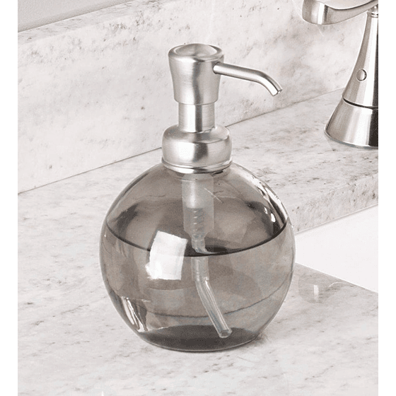 Dispensador de Jabón de Vidrio Smoke