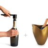 Hielera Dorada + Abridor de Espumante Twist 