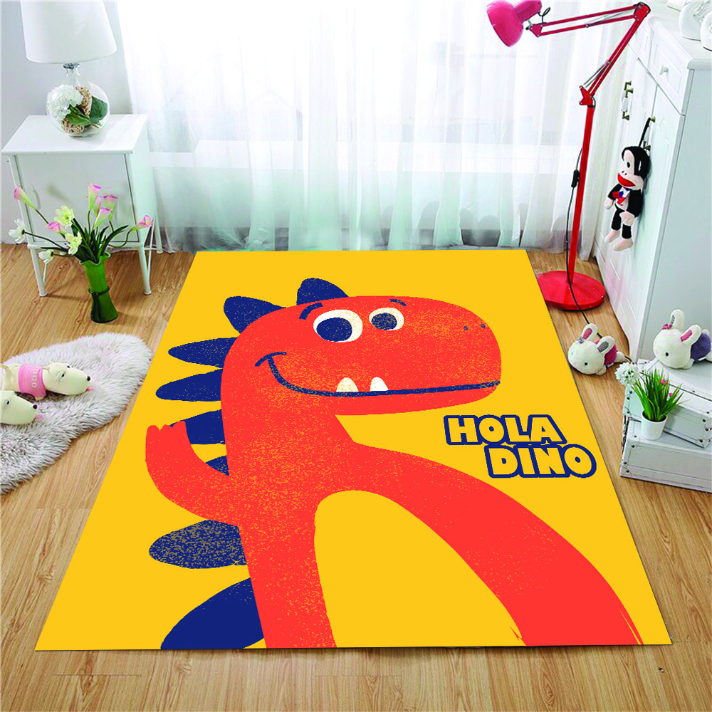Alfombra Vinílica Infantil • Dino Rock • 140 x 160 cm