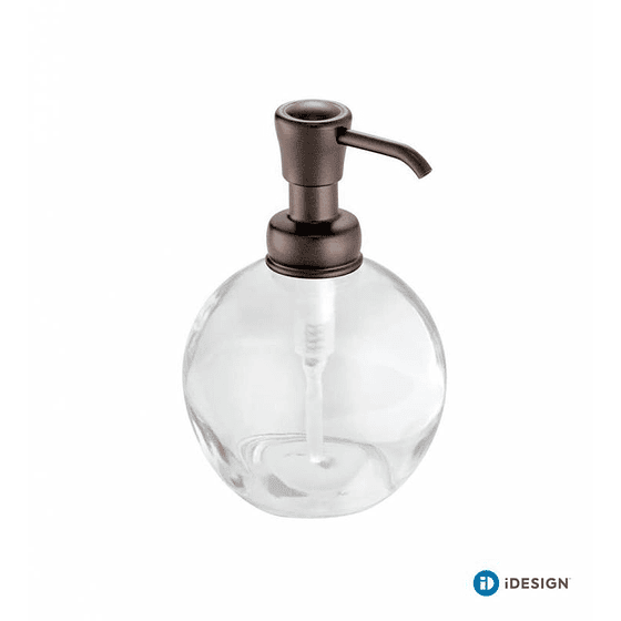 Dispensador de Jabón de Vidrio Bronce