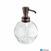 Dispensador de Jabón de Vidrio Bronce