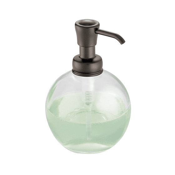 Dispensador de Jabón de Vidrio Bronce