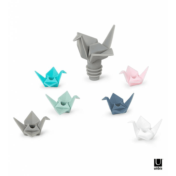 Set de Tapón y Marcadores de Copas Origami