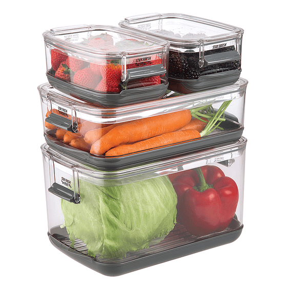 Set 4 Conservadores de Frutas y Verduras  |  Prokeeper