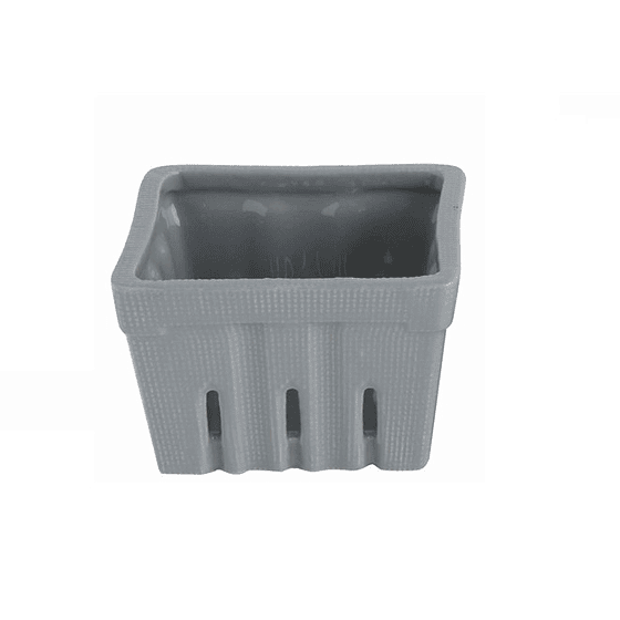 Bowl Colador Cuadrado | Gris