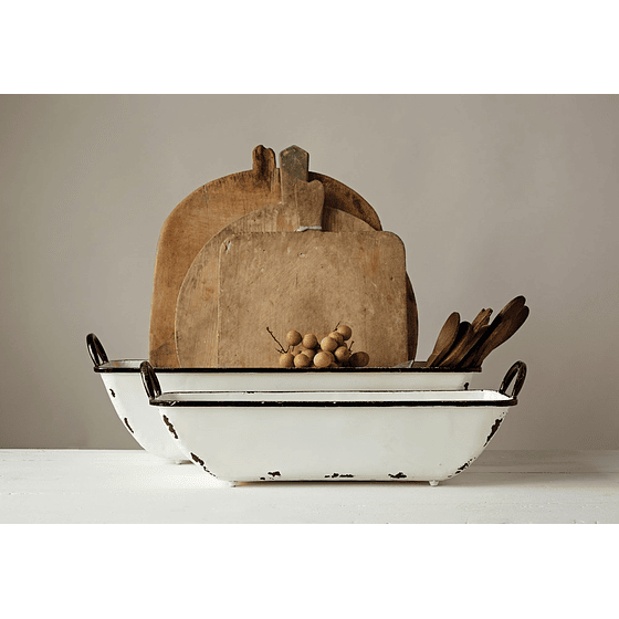 Bandeja Metálica Esmaltada | L