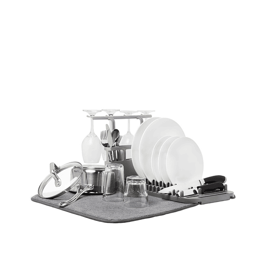 Mat con Porta Utensilios + Dispensador Otto Niquel