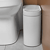 Basurero con Sensor Resistente al Agua | Blanco & Gris