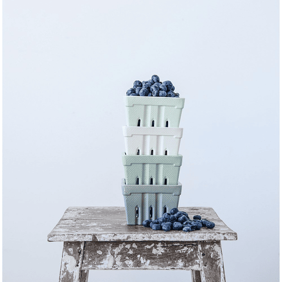 Bowl Colador Cuadrado | Verde