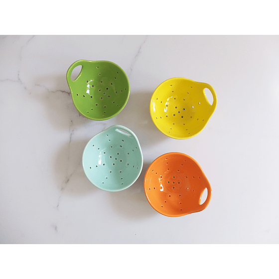 Bowl Colador Colores | Celeste