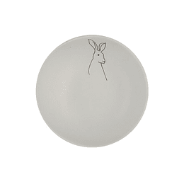 Pocillo Cerámica Conejo  | Blanco A