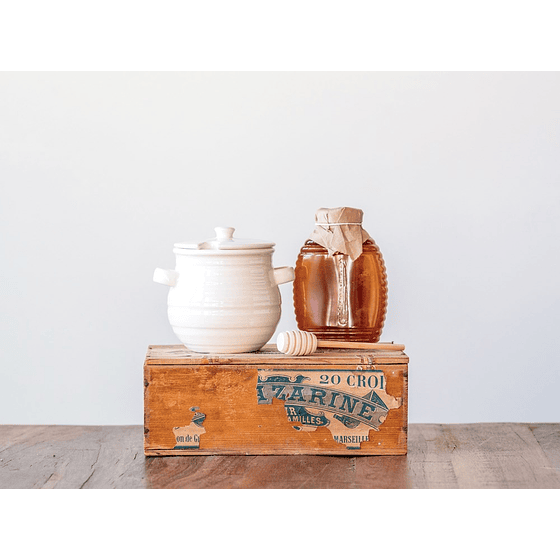 Frasco para Miel con Revolvedor | Cerámica