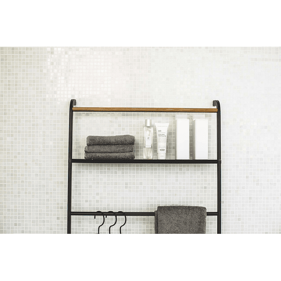 Escalera con Repisa | Negro