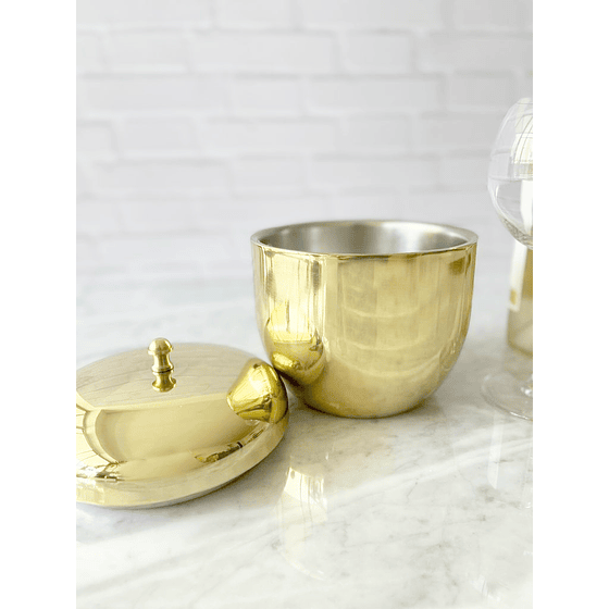 Hielera de Acero Inoxidable | Dorada