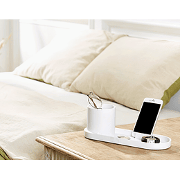 Bandeja con Soporte Marfil