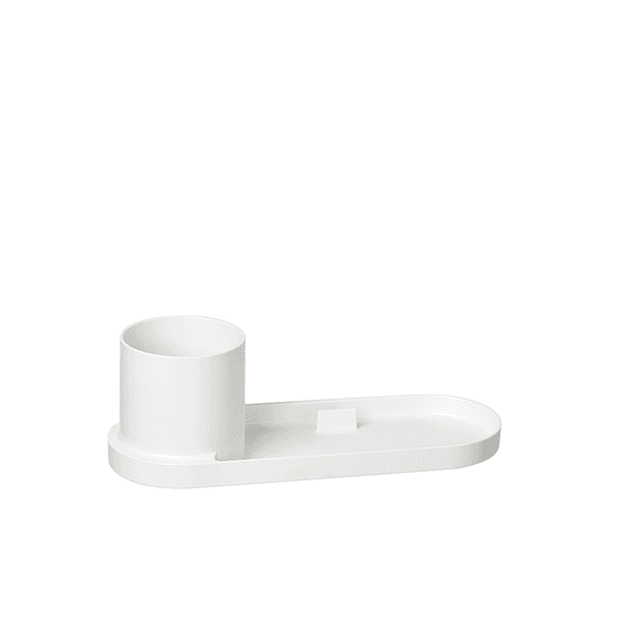 Bandeja con Soporte Marfil