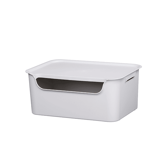 Caja Almacenamiento EL M Gris Claro