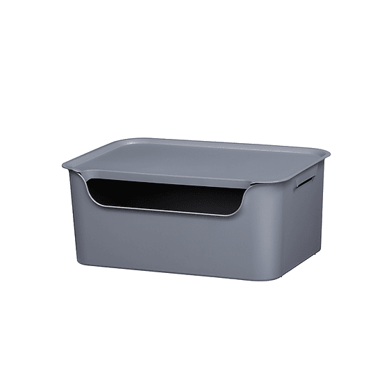 Caja Almacenamiento EL M Gris