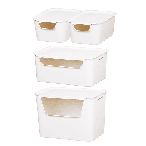 Pack Caja Almacenamiento EL Marfil