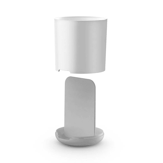 Porta Cepillo Duo Bath Gris | S