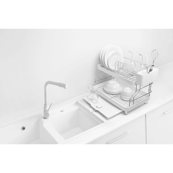 Secaplatos  | 2 Pisos  |  Blanco