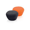 Set de 2 Tapones de Silicona Espumante | Negro & Rojo oscuro