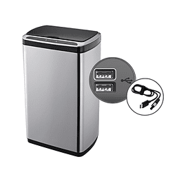 Basurero con sensor carga USB | 50 L