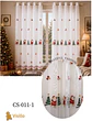 Visillo Cortina Navidad - Miniatura 1