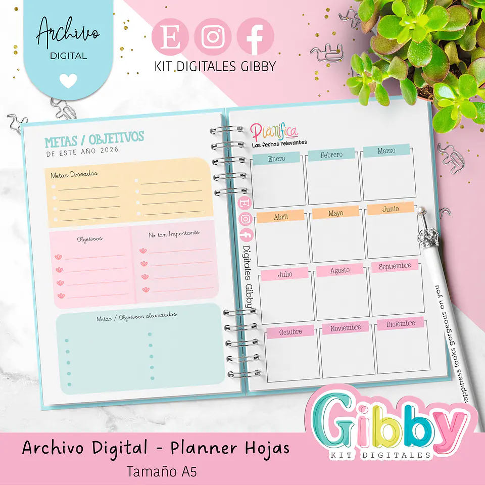 Archivo Digital - Hermoso Planner digital  2026 3