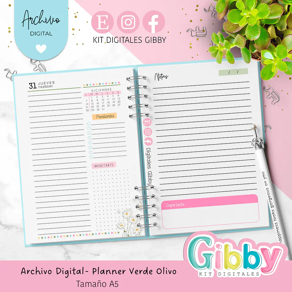 ARCHIVO DIGITAL 2026 - Agenda fechada 2026 verde oliva  4