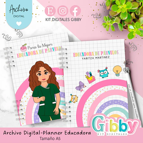 Archivo Digital 2026 - Planner digital de educadora de párvulos