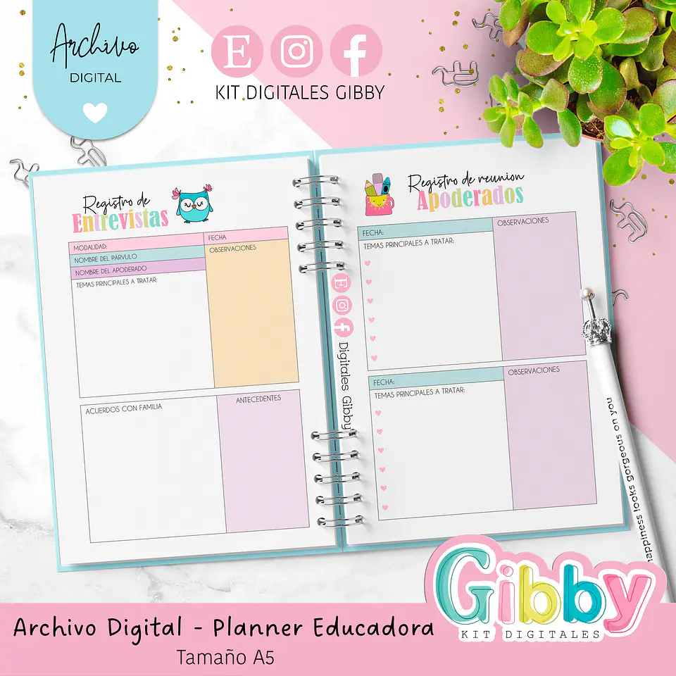 Archivo Digital 2026 - Planner digital de educadora de párvulos 6