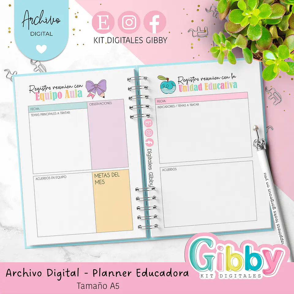 Archivo Digital 2026 - Planner digital de educadora de párvulos 7