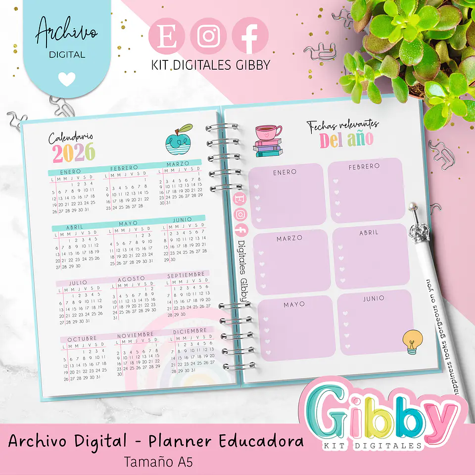 Archivo Digital 2026 - Planner digital de educadora de párvulos 2