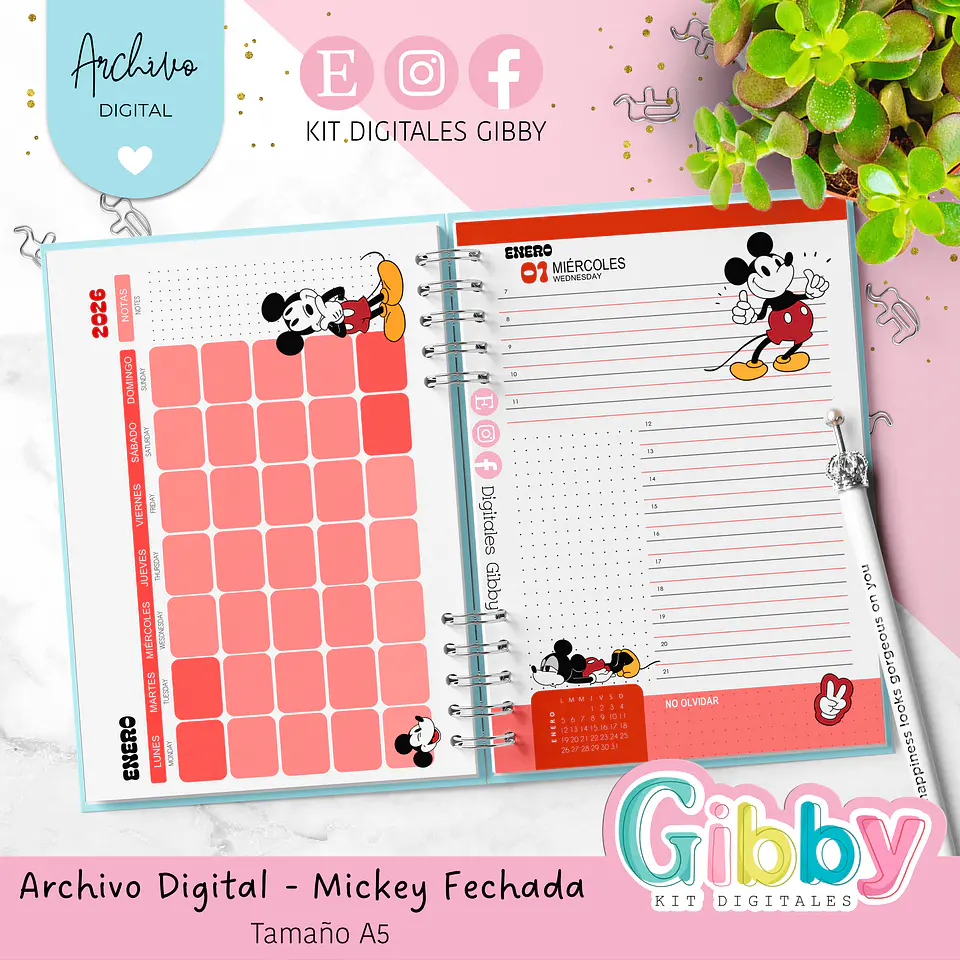 ARCHIVO DIGITAL- Agenda Disney Mickey mouse 2026 (pdf-pptx( A5) 8