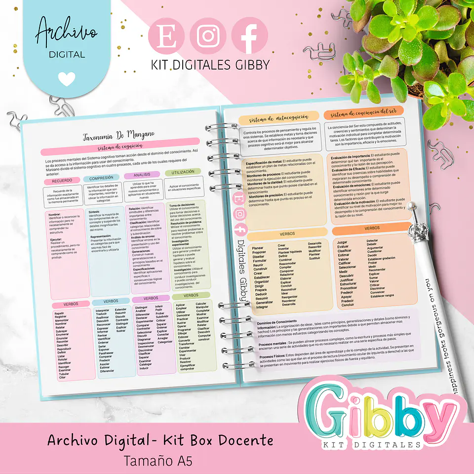 Kit box Archivo digital - Docente/Profesora  4